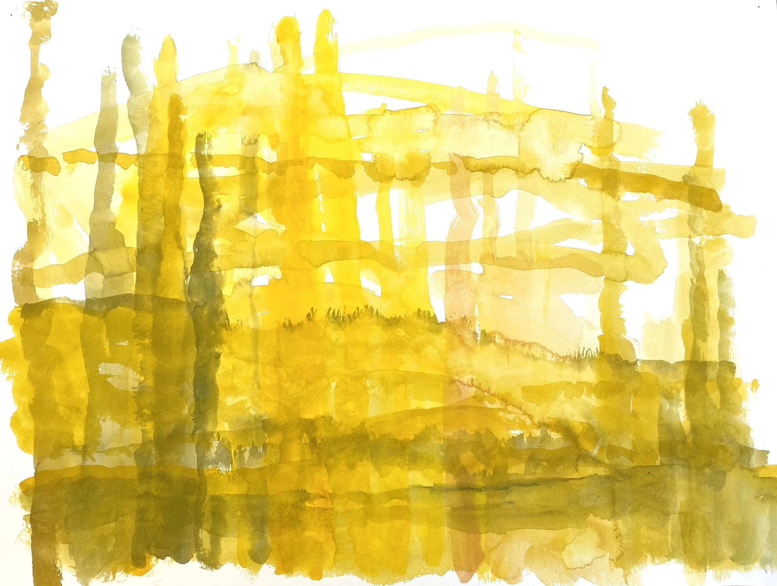 Nilgiri, 2017. 18x24 in. Watercolor