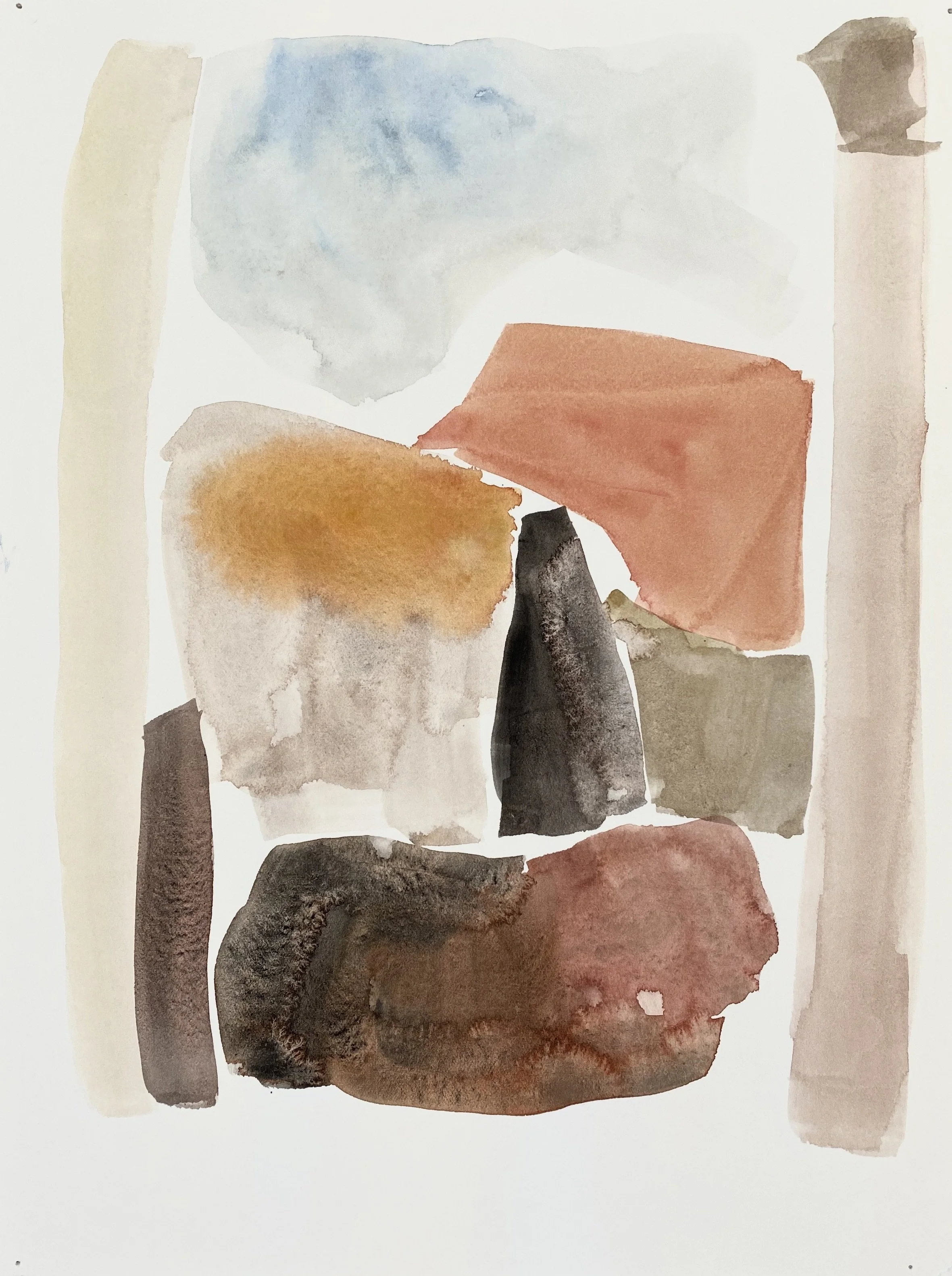 Capitoline, 2016. 12x9 in. Watercolor