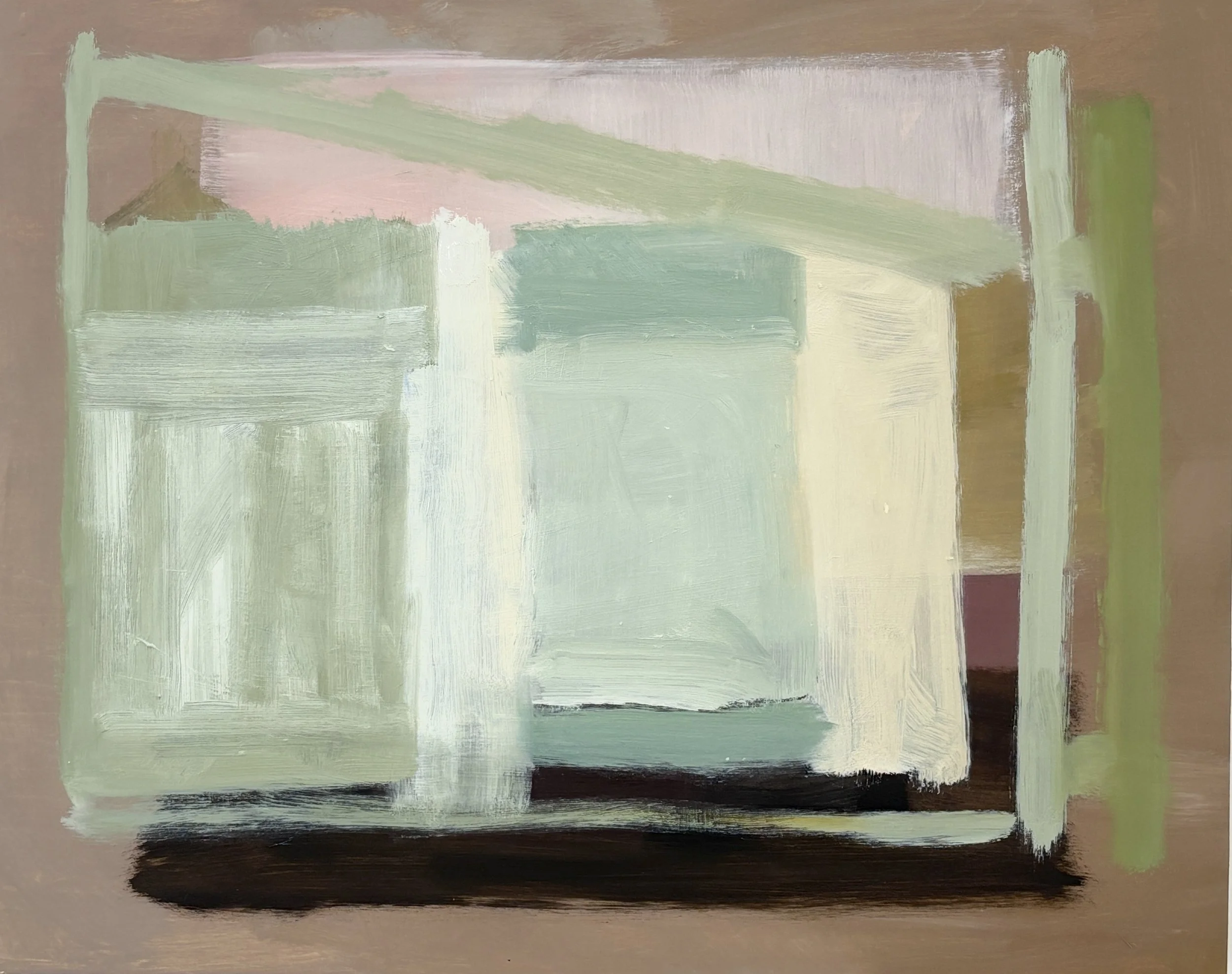 Come Here, 2025. 16x20in. oil on board