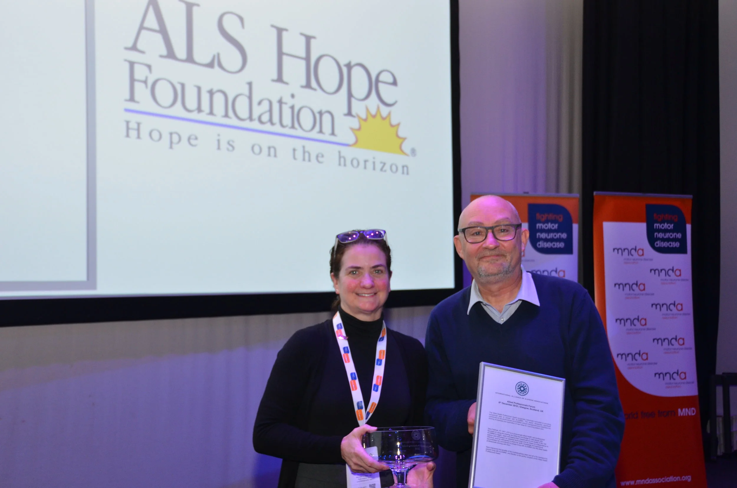 Dr. Sara Feldman receives the inaugural Allied Health Professionals Award