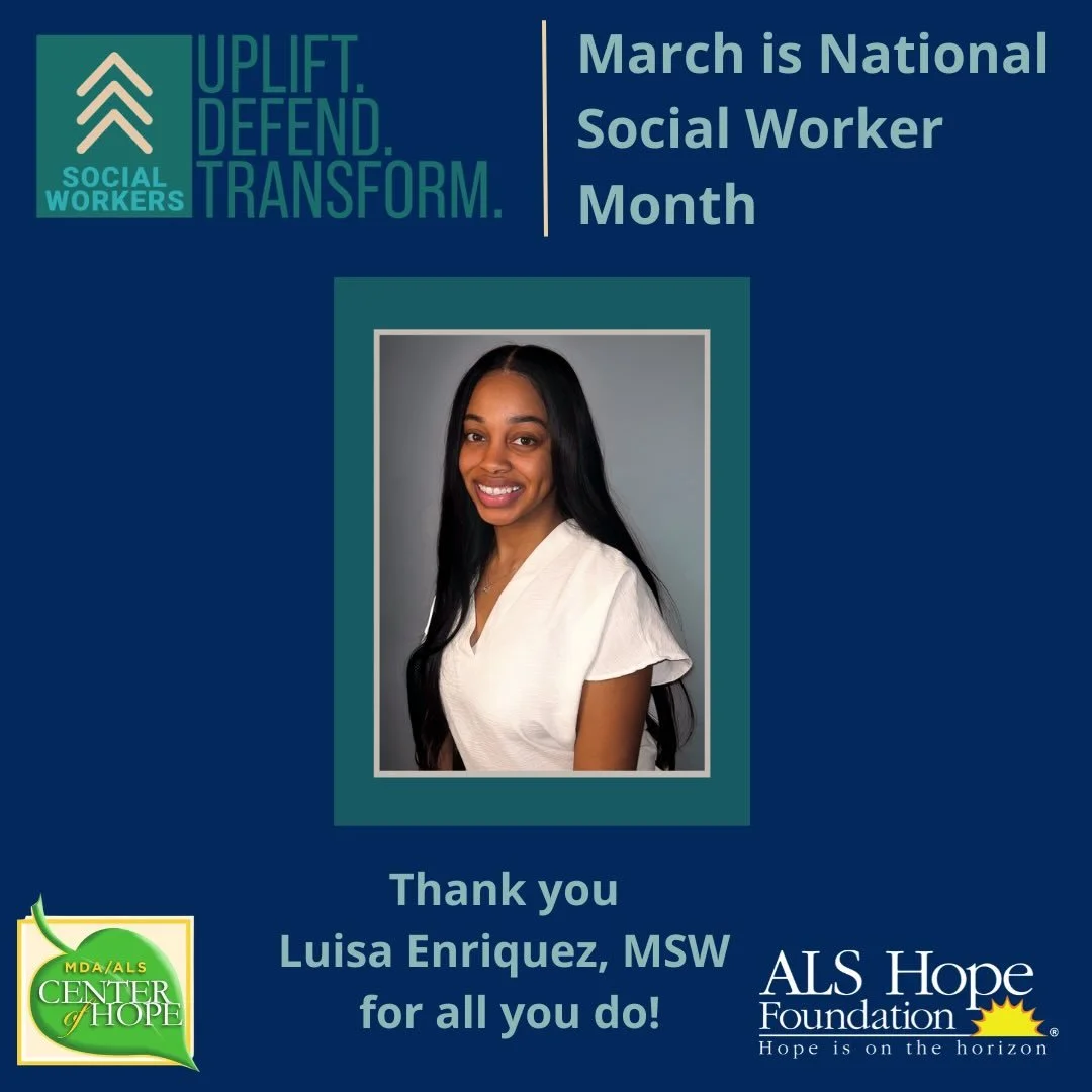 Thank you Luisa! We appreciate you! #wherehelpandhopemeet #nationalsocialworkmonth