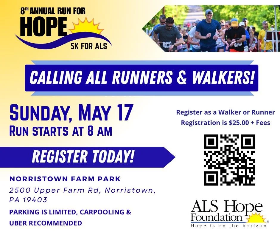 Runners wanted! Join us May 17th for the 8th Annual Run for Hope 5K!