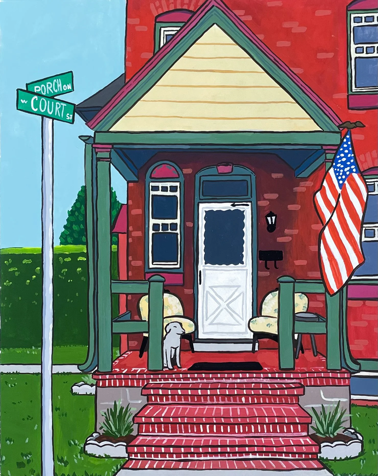 Porch on Court