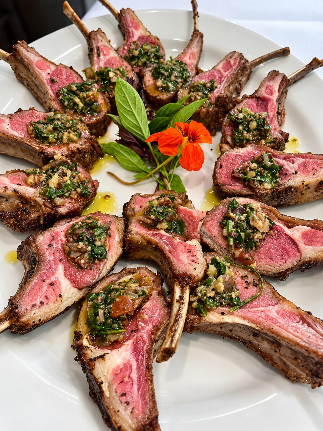 Lamb Chop Passed Hors D'Oeuvre