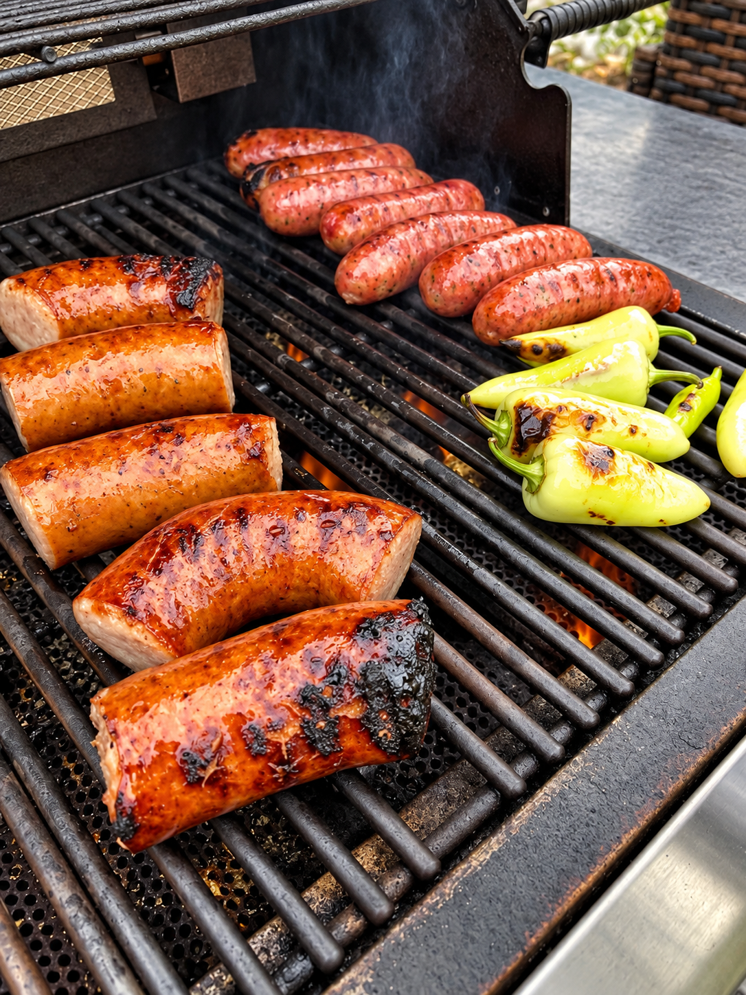 On Site Grilled Smoked Sausage