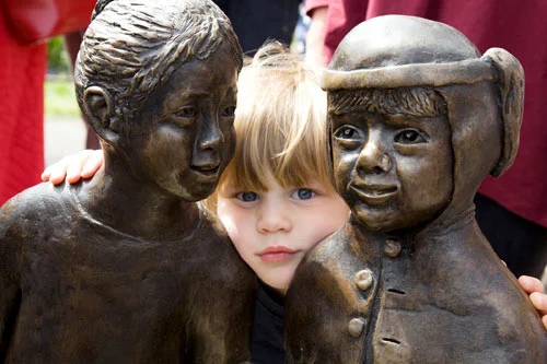 'Children of the Fair’ sculpture (Photo: Claire Goldsmith Photography )
