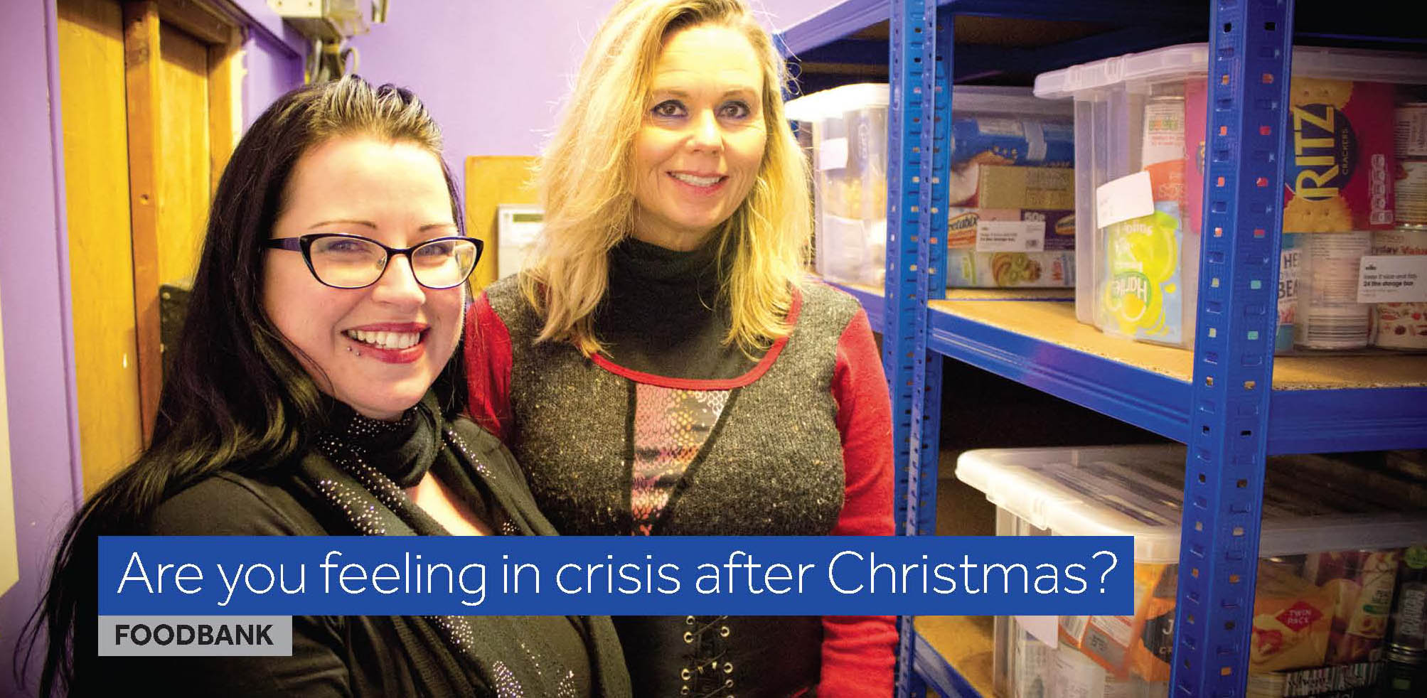 Hurstpierpoint Foodbank volunteers at Willow Way Social Club