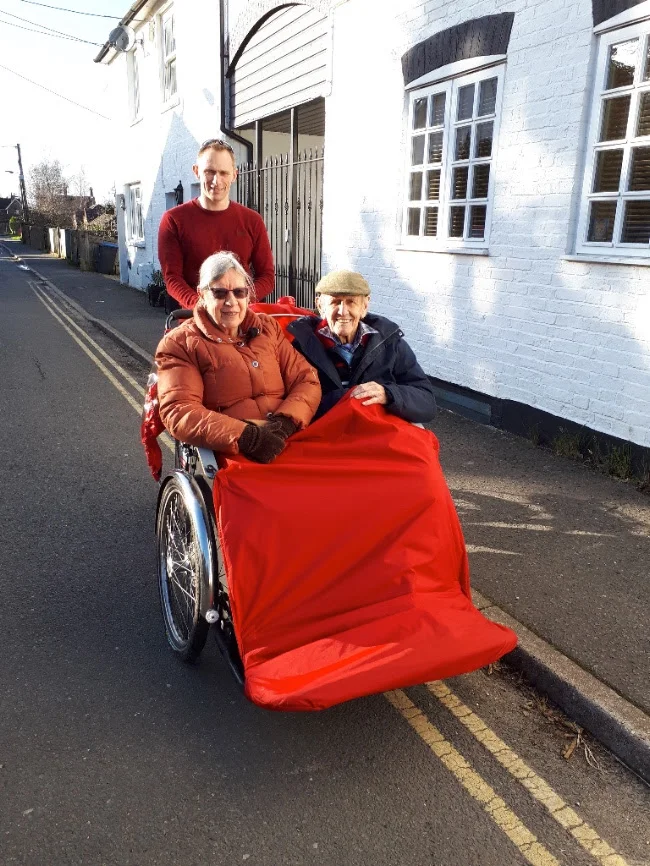 Cycling without Age Trishaw in Hurst