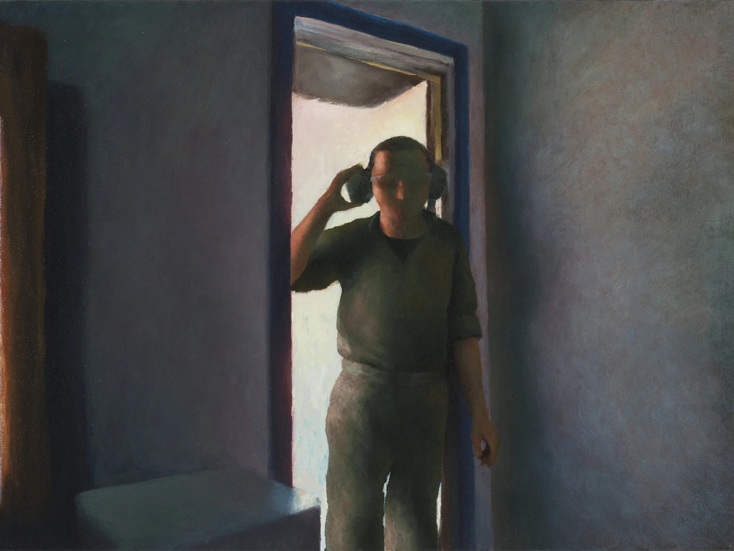 "Pathway to Gravitational Noncompliance", 18" x 24", Oil on Canvas