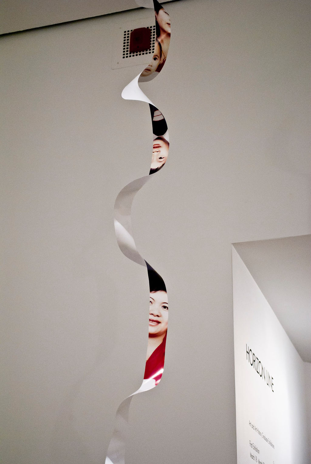 Untitled (Family Portrait) detail , dimensions vary, 2014. Photographed by Noor Naqaweh. 