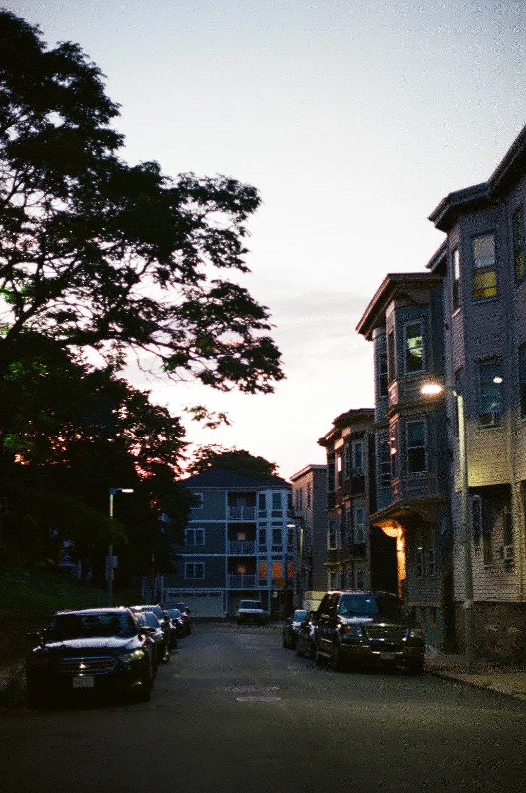 Sunset in Boston, 2018.