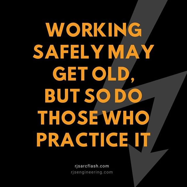 We hope you get REAL OLD!
.
.
#safetyfirst #safetymatters #electricalsafety #arcflash #arcflashsafety #electrician #electricianlife #sparky #sparkylife #besafeoutthere