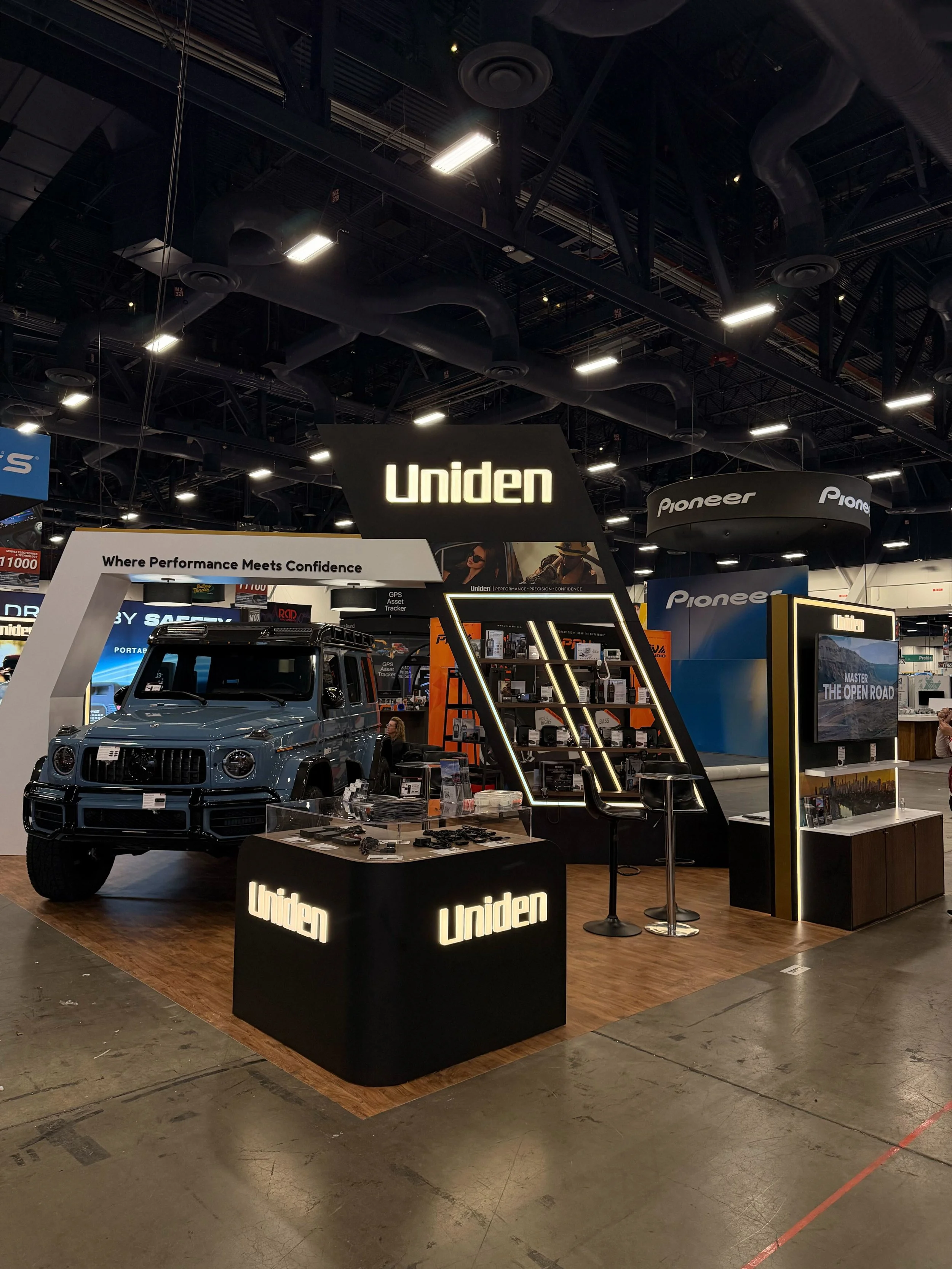 Uniden Booth at SEMA