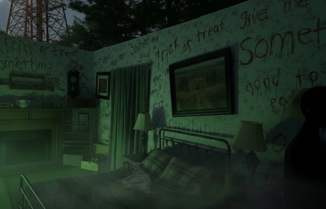 Six Flags Halloween Facades