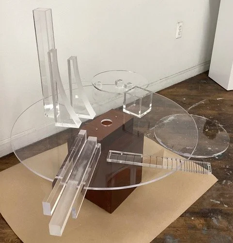  Transparent circular discs and columns 