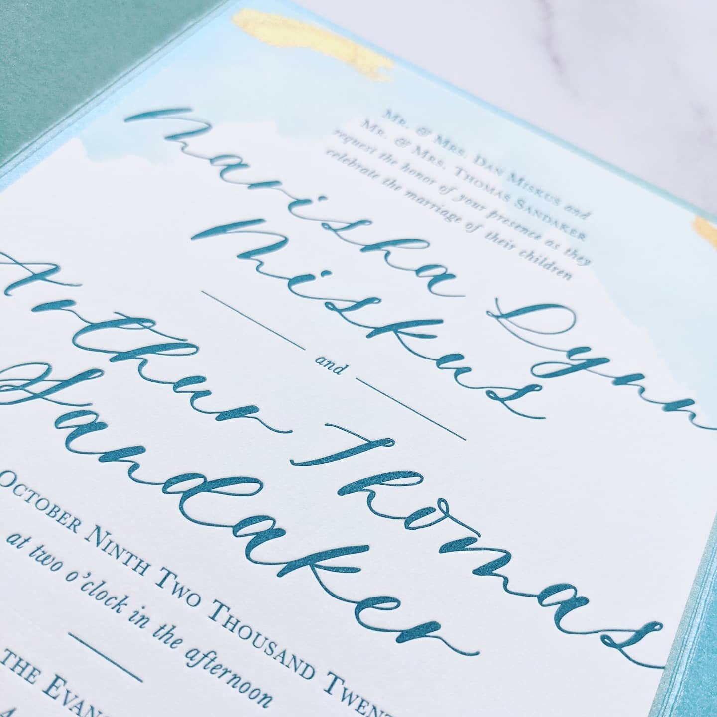 I'm getting lost in a blue lagoon 💙

Custom wedding package for my ride or die @marisha.miskus 💞 Suite design and custom watercolor paint job by yours truly and letterpress printing by Chicago's own @doubletrippress 💌

#chicagoweddings #bridalsuit