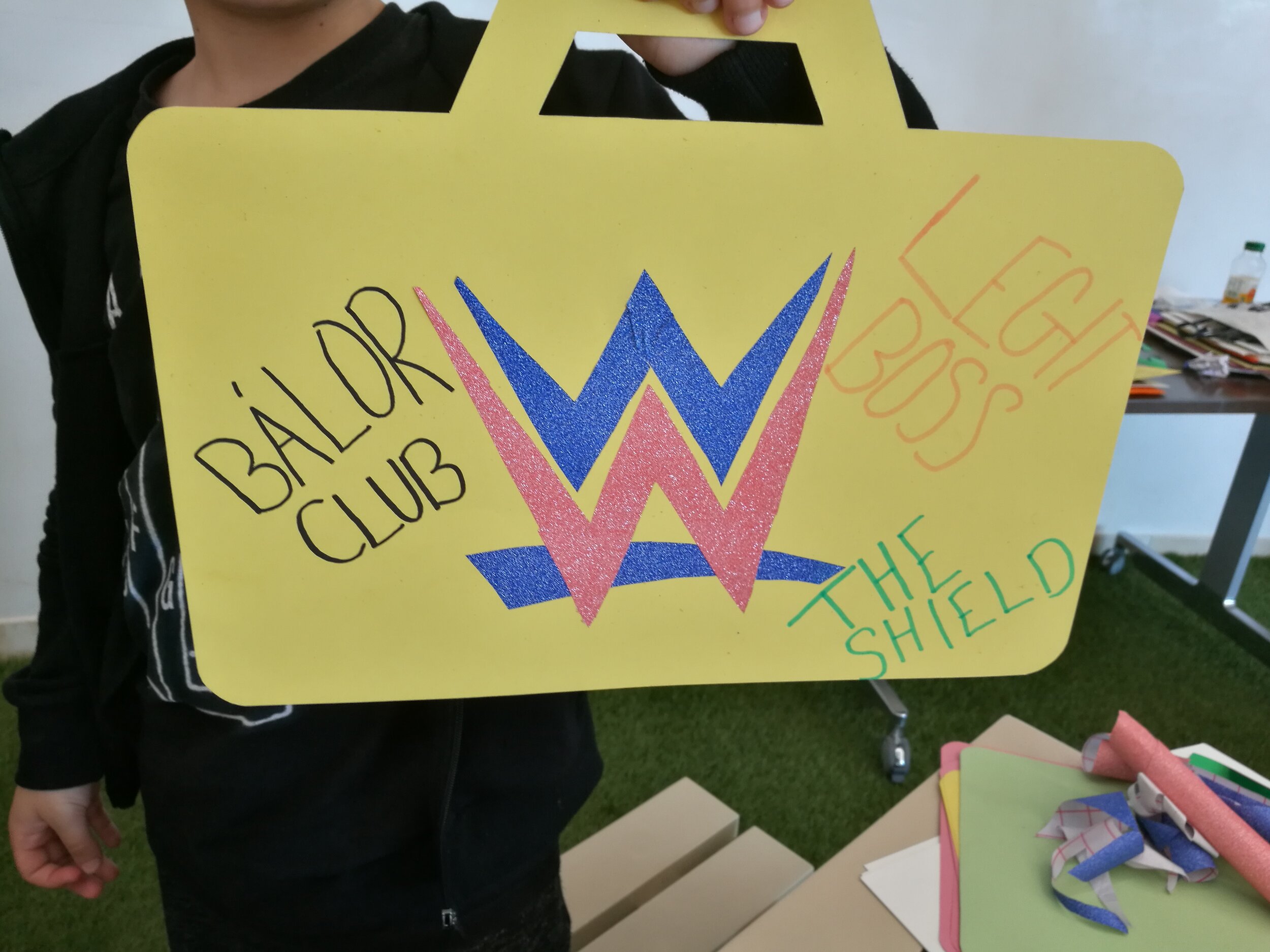 WWE Live! Pre-event arts &amp; crafts banner workshop 