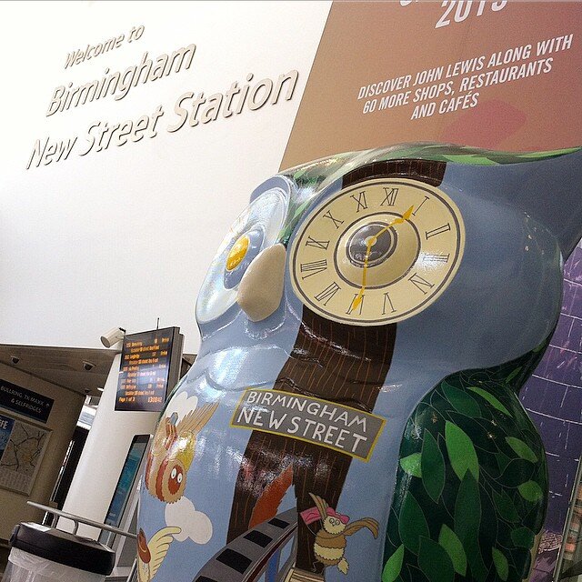 'Owl Aboard' at Birmingham Grand Central