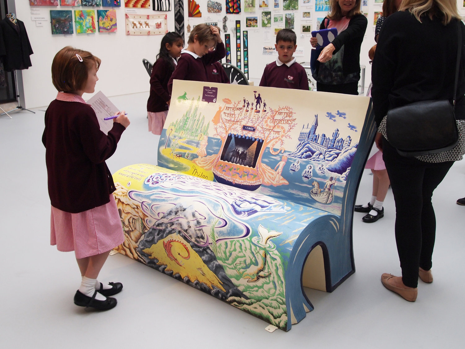 'The Next Chapter' book bench