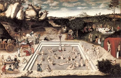 The Fountain of Youth Source:https://commons.wikimedia.org/wiki/File%3ALucas_Cranach_d._%C3%84._-_The_Fountain_of_Youth_-_WGA05707.jpg