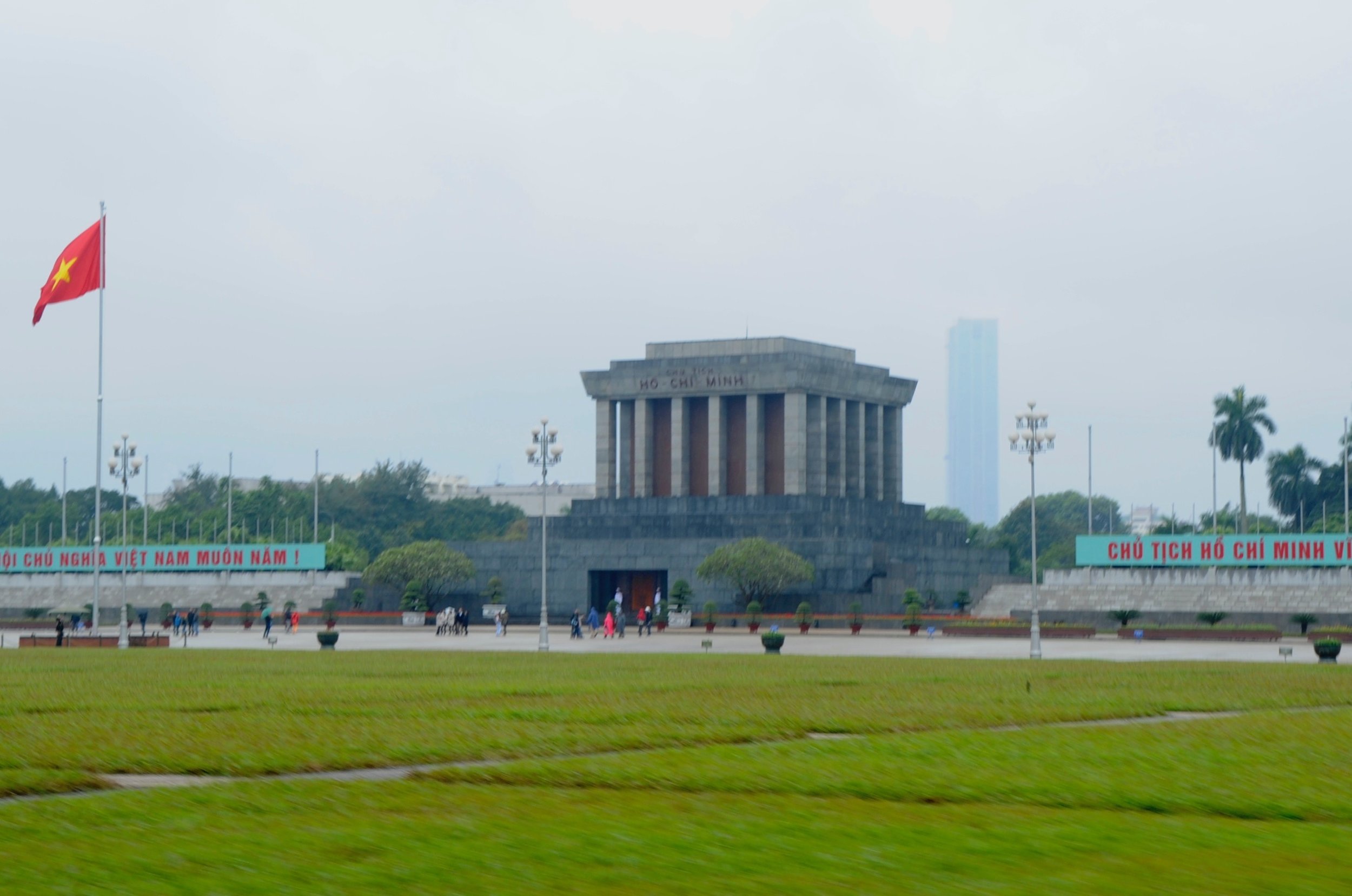 Chairman Ho’s tomb in central Hanoi.