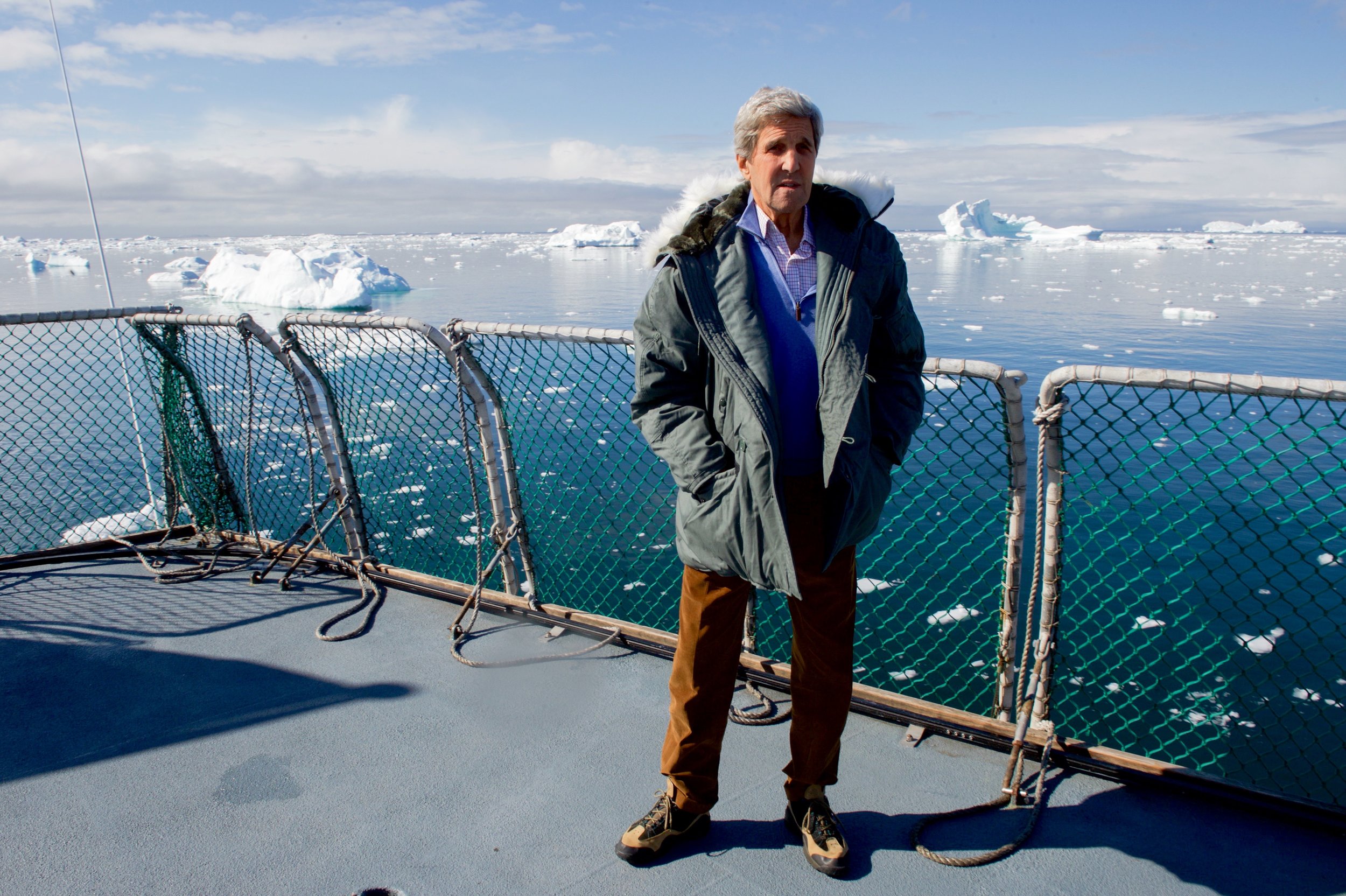  A visit to a glacier field and bay in Greenland at the spot where the iceberg that sunk the Titanic is thought to have originated. 