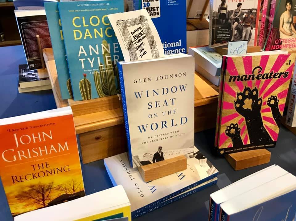 I found my work in the Andover Bookstore - next to John Grisham’s latest novel. 