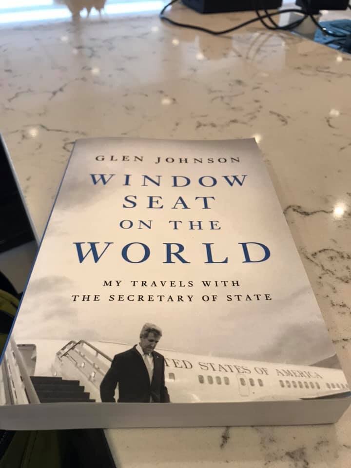  Margie Gater comes through again with her copy in Heathrow Airport outside London. 