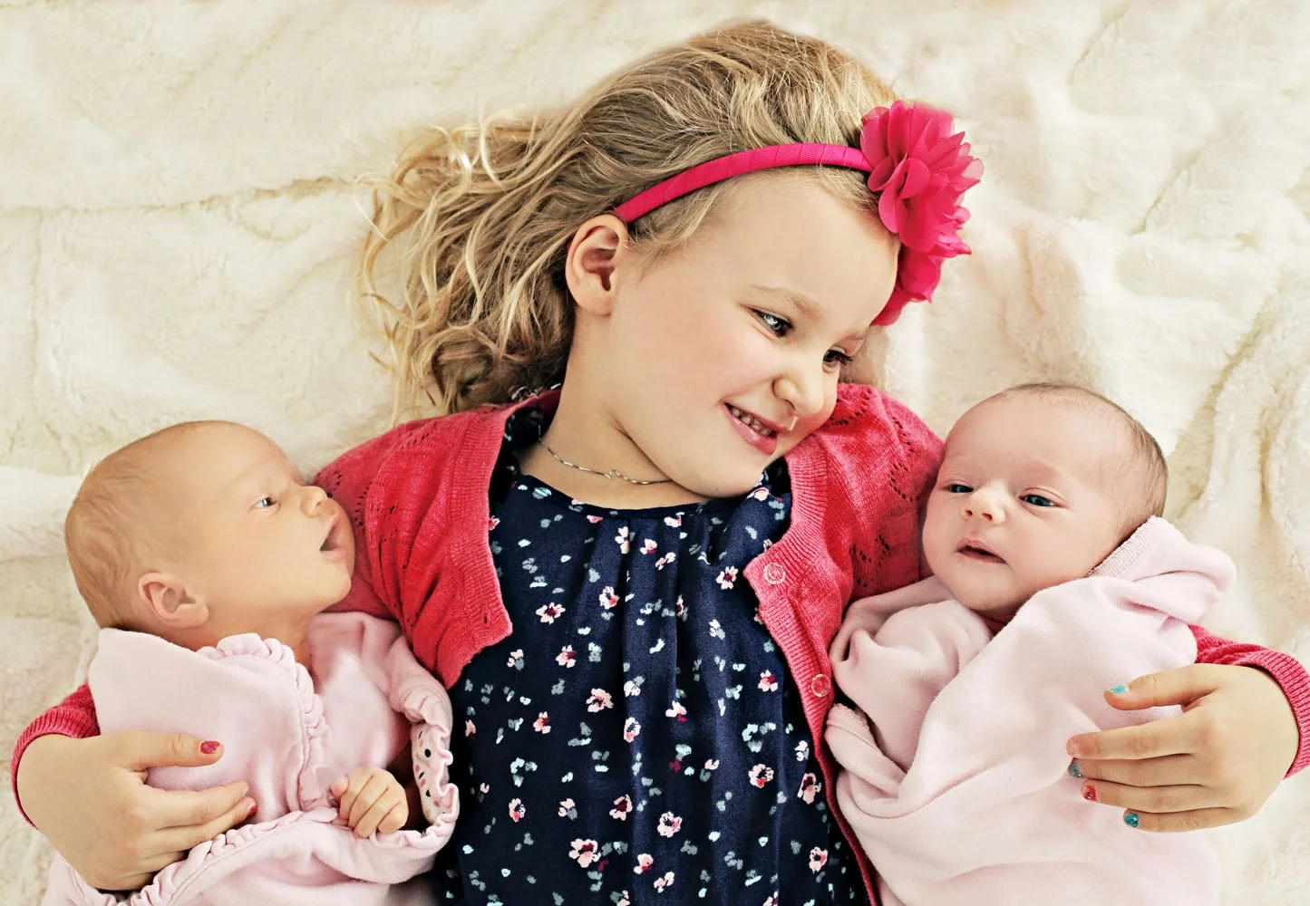 {Lilah & Nina--TWINS} Colorado Springs Lifestyle Newborn Session