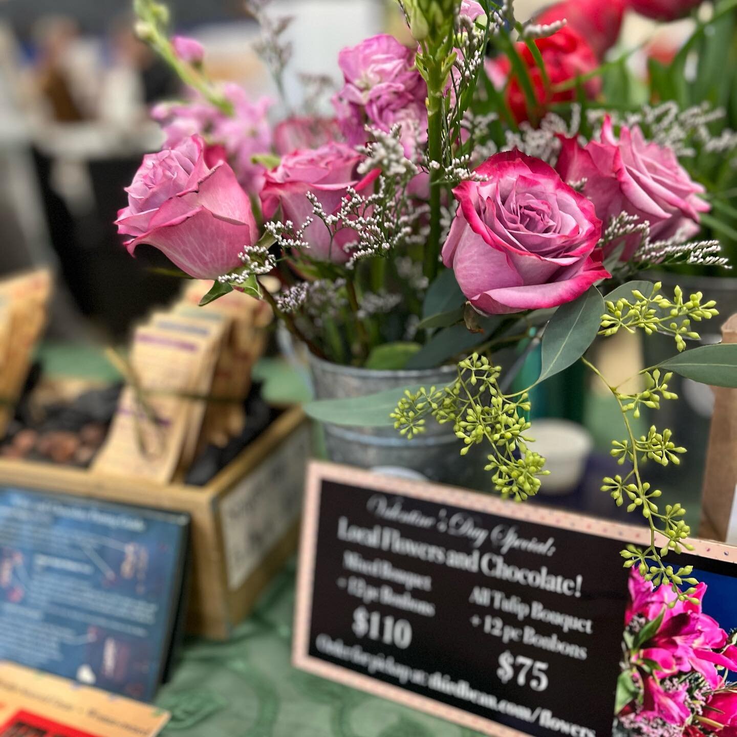 All your Valentine&rsquo;s and Game-Day goodies are lined up and ready for grabbing. Marji Zintz is playing and we&rsquo;re open &lsquo;til 12:30!