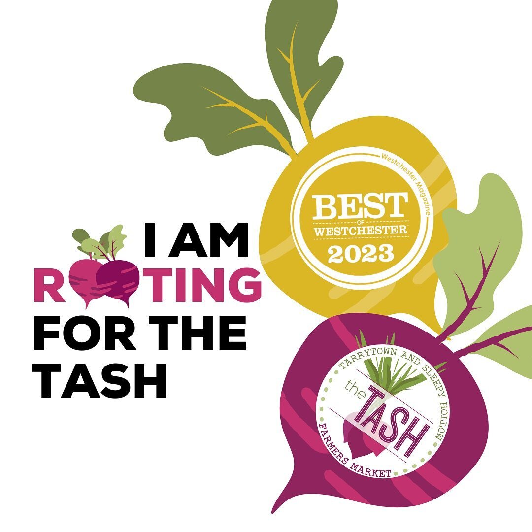 ROOT FOR US! 

Best of Westchester voting closes Friday, March 3 at 5pm. ROOT 📣for The TaSH for &ldquo;Best Farmers Market&rdquo; and &ldquo;Best Produce&rdquo; and then take this graphic and BLAST IT ON THE INTERNET 🤪 to your friends, family and a