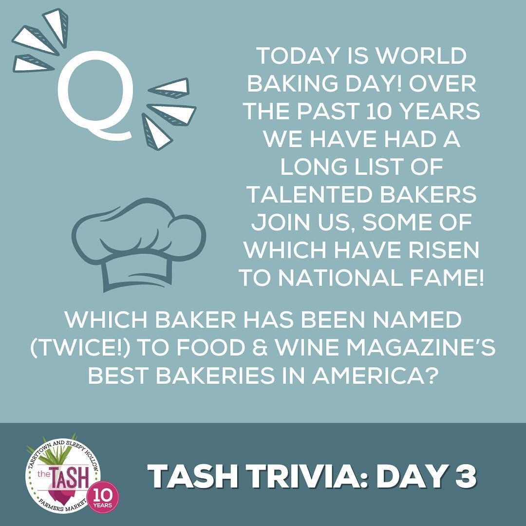 Day 3 of TaSH trivia means the stakes are getting higher! Guess today&rsquo;s Q correctly and you&rsquo;ll score $15 in TaSH Cash. 💰 Do you realize how many pickles that&rsquo;ll buy you??? 😆 

Congratulations to @singinginrain88 for correctly bein