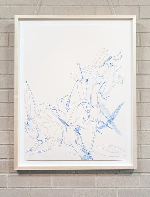 Two people drawing together (danny shapiro)