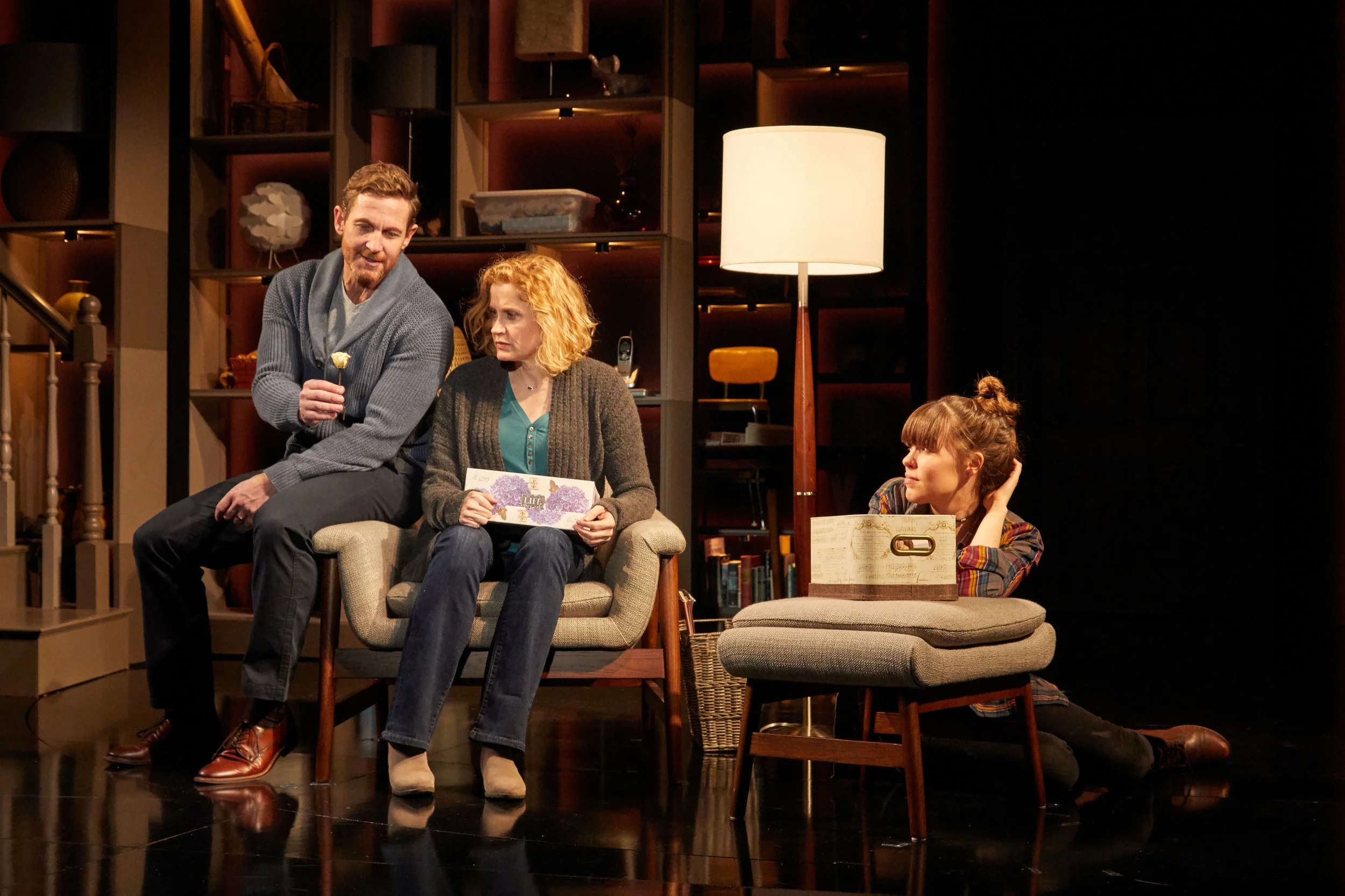 NEXT TO NORMAL TheaterWorks Rob Ruggiero, Director Wilson Chin, Set Design John Lasiter, Lighting Design Ed Chapman, Sound Design photo by Lanny Nagler