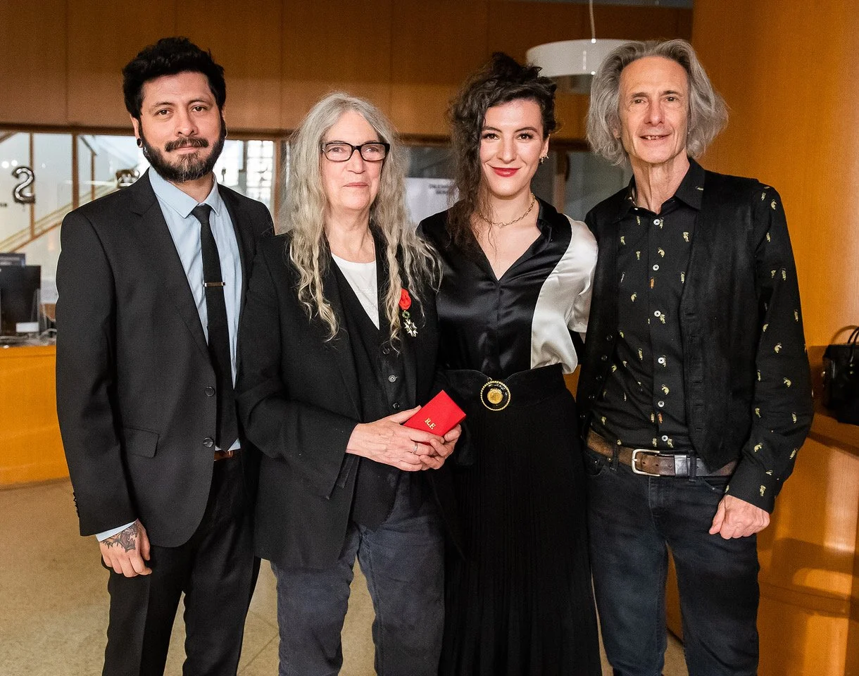 With Patti Smith and Lenny Kaye - Night of Ideas