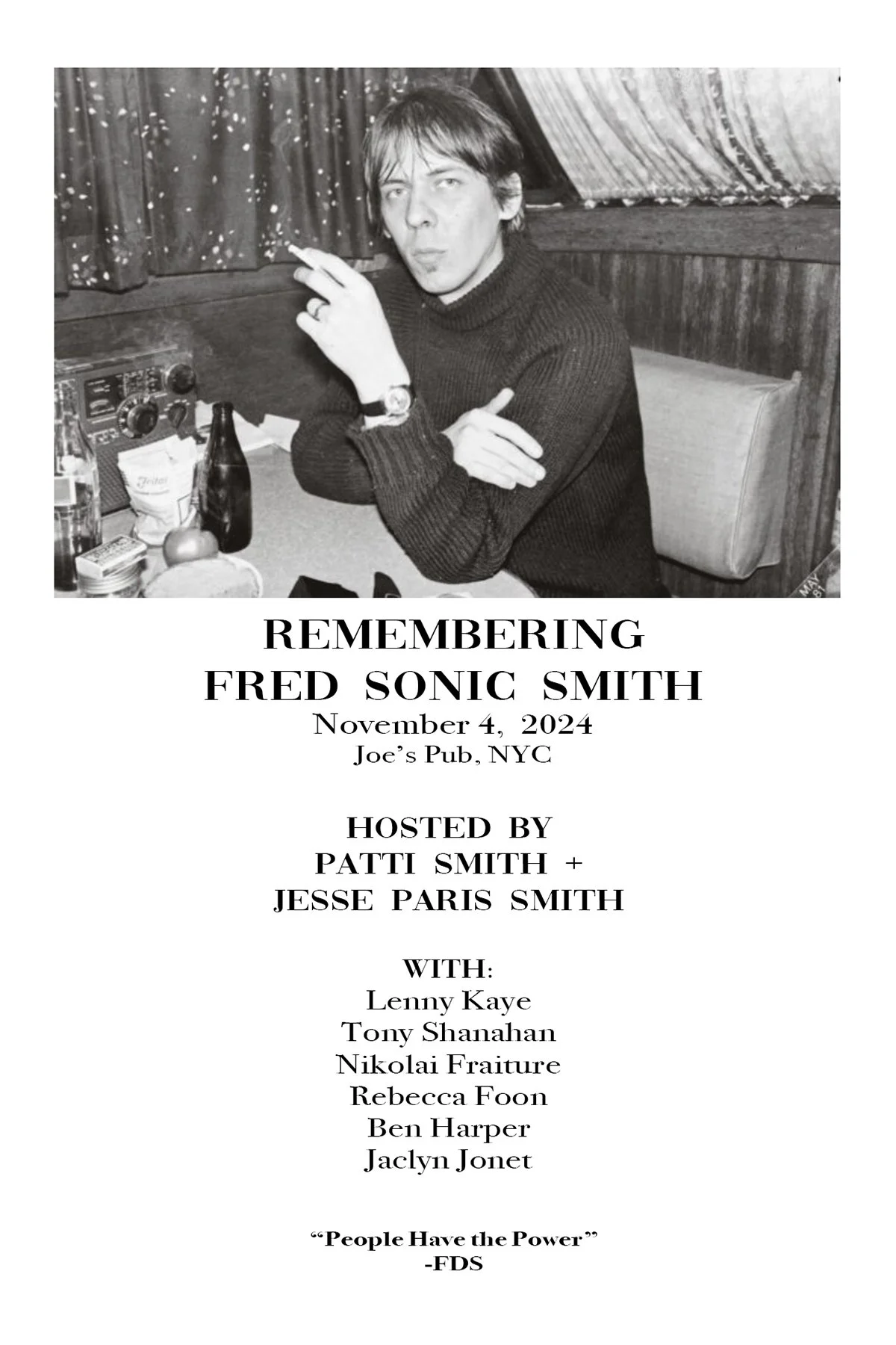 Remembering Fred Sonic Smith