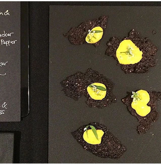 Snacks to match the beautiful fabrics at RHIE Studio Store Opening, West Village