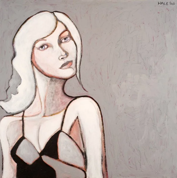 "Heirchary ", 2009, acrylic on panel, 36" x 36"