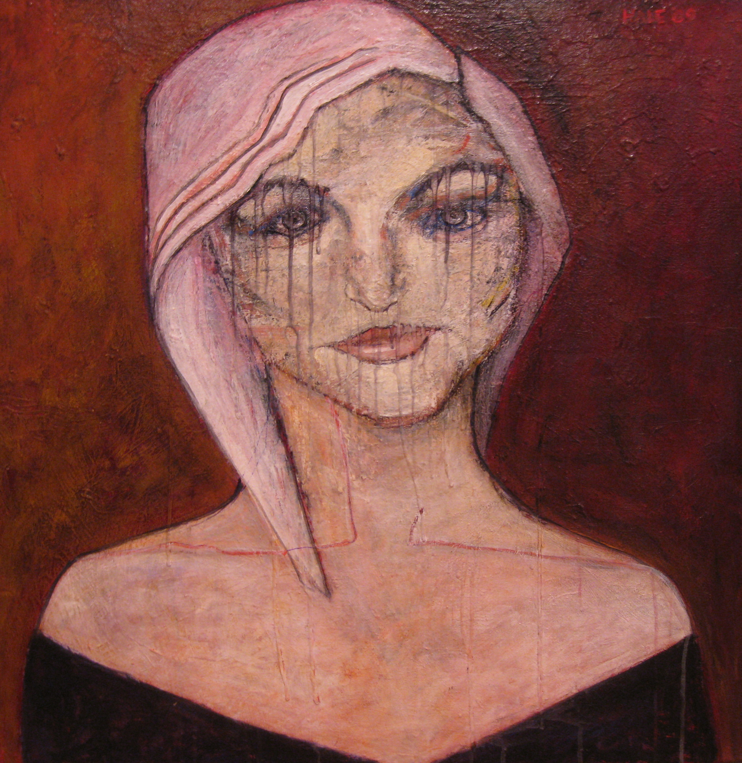 "Untitled", 2009, acrylic on canvas, 30x30