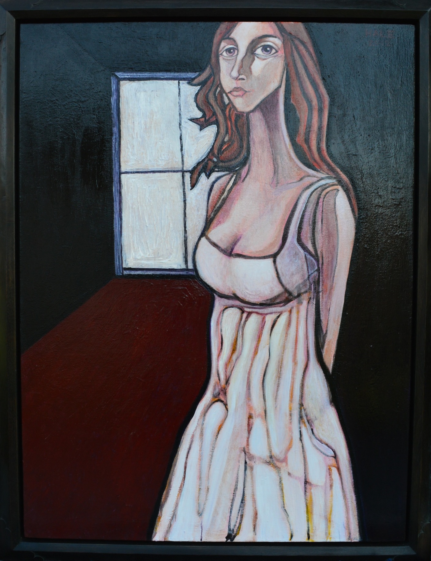 "Destroyed", 2011, acrylic on canvas, 40" x 30"