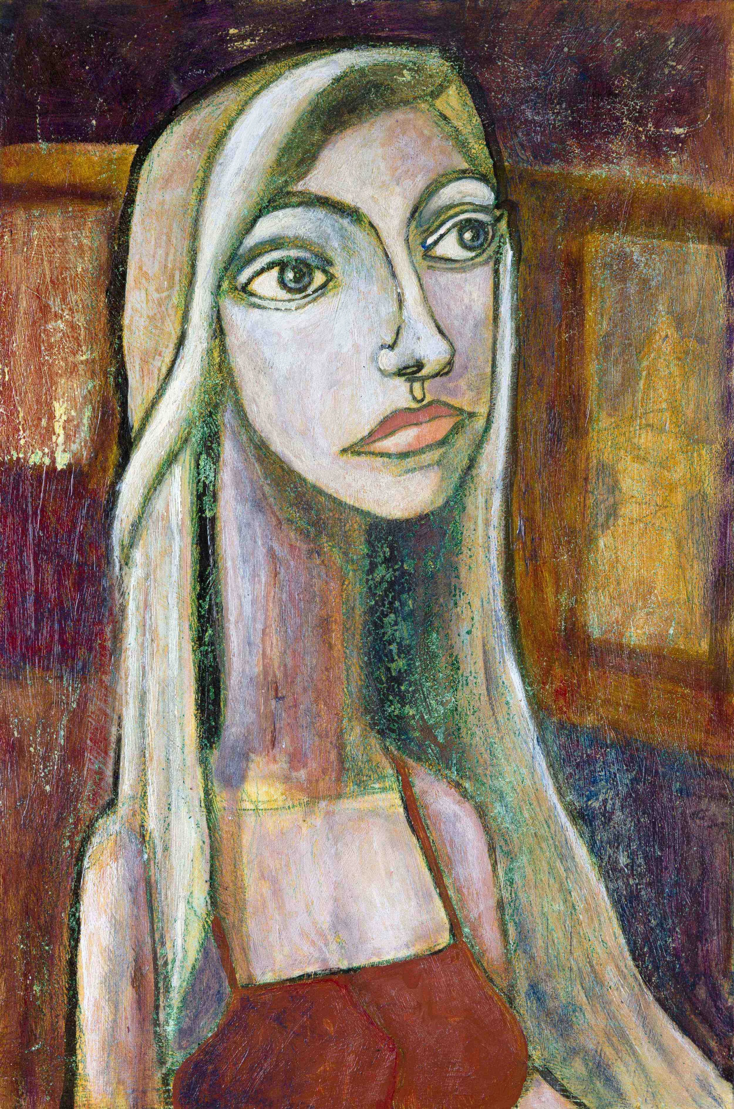 "Youth", 2012, acrylic and prisma color on masonite, 29.75" x 19.75"