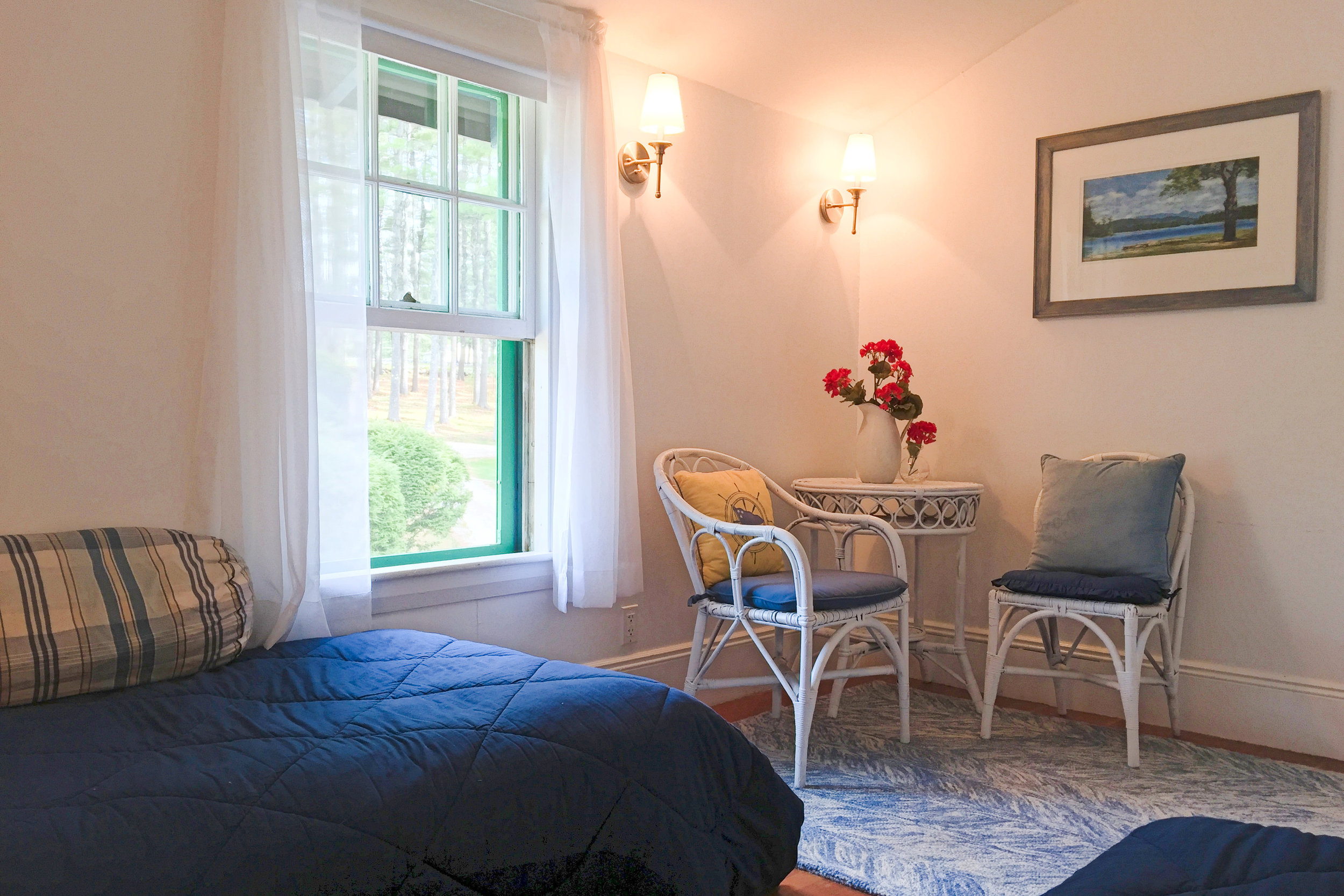 Southeast Bedroom Overlooks Landscaped Grounds 