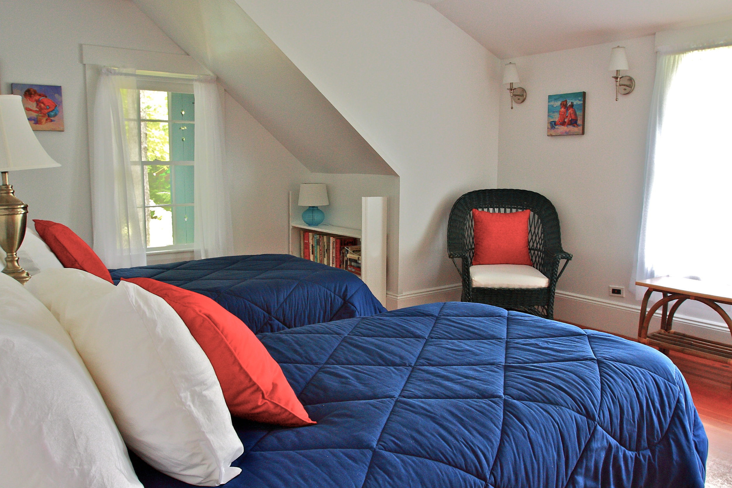 Southwest Bedroom Opens onto Lake Balcony