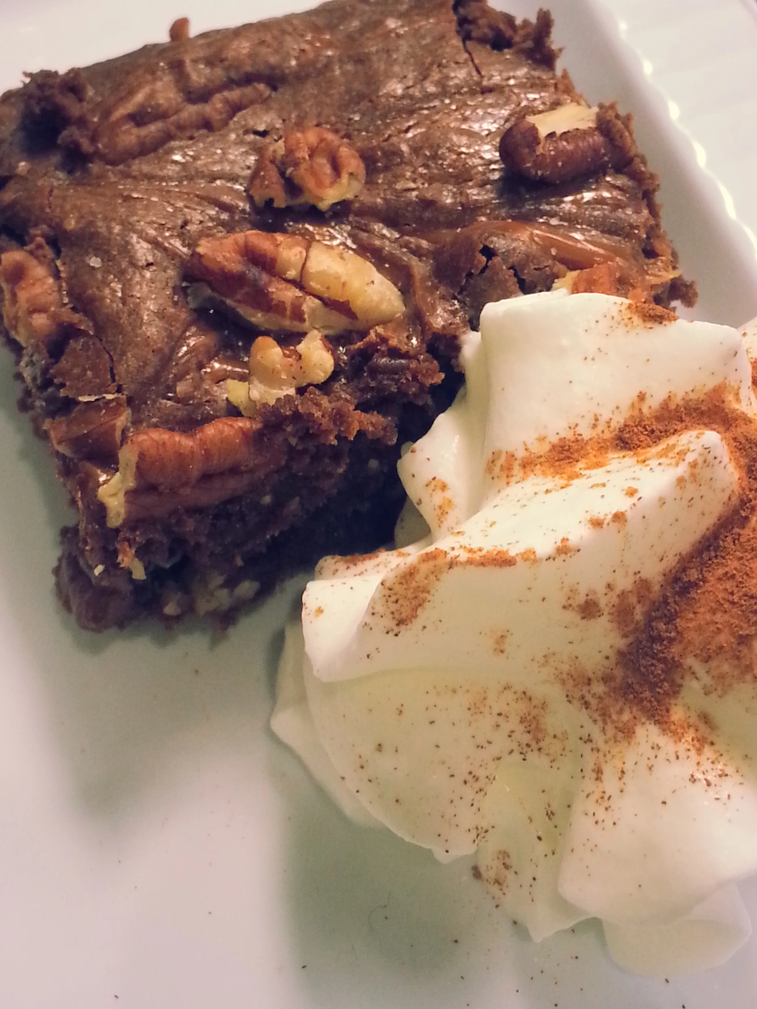 Pecan and Dulce de Leche Brownies