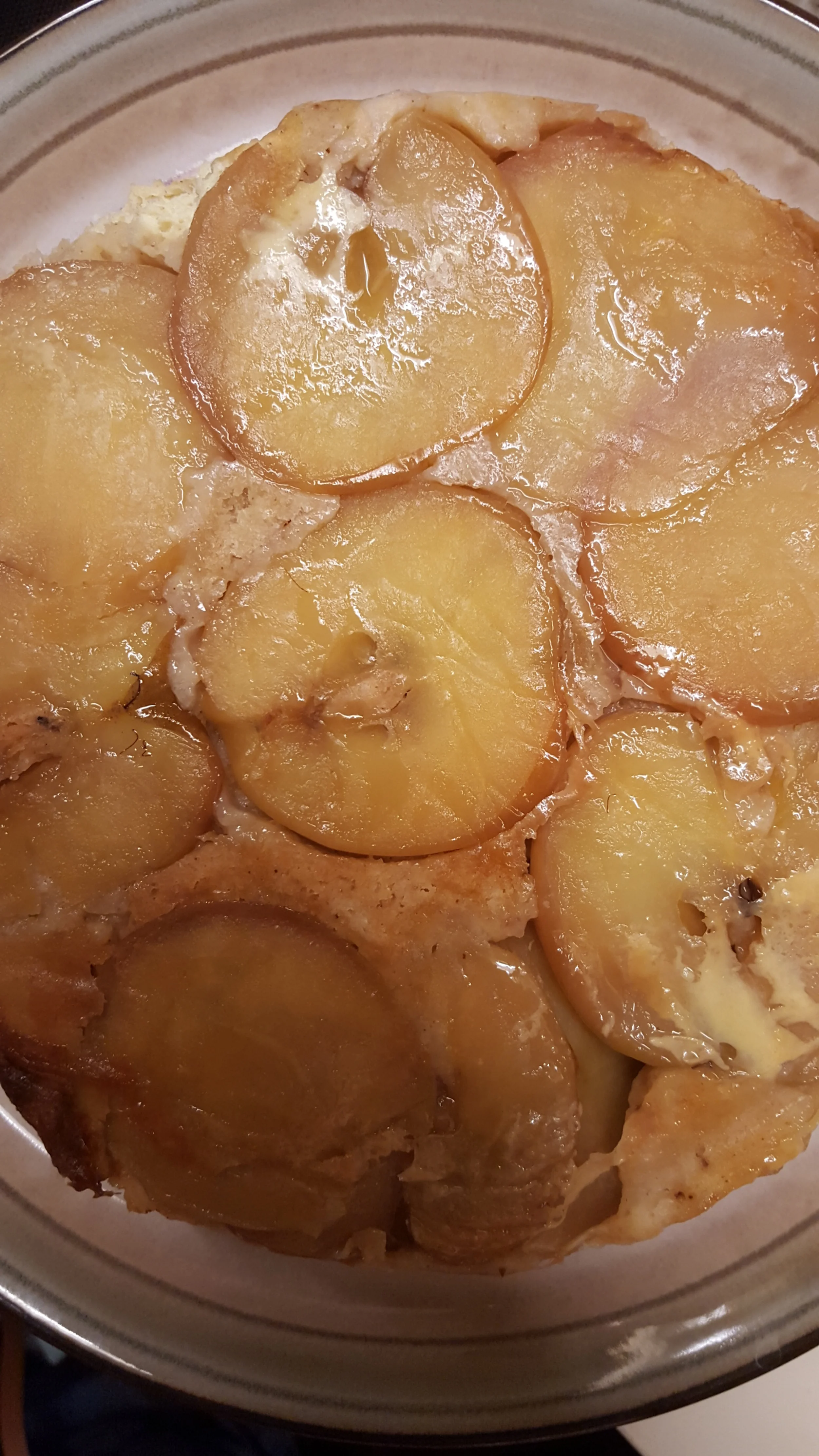 Brown Butter Apple Ricotta Cake