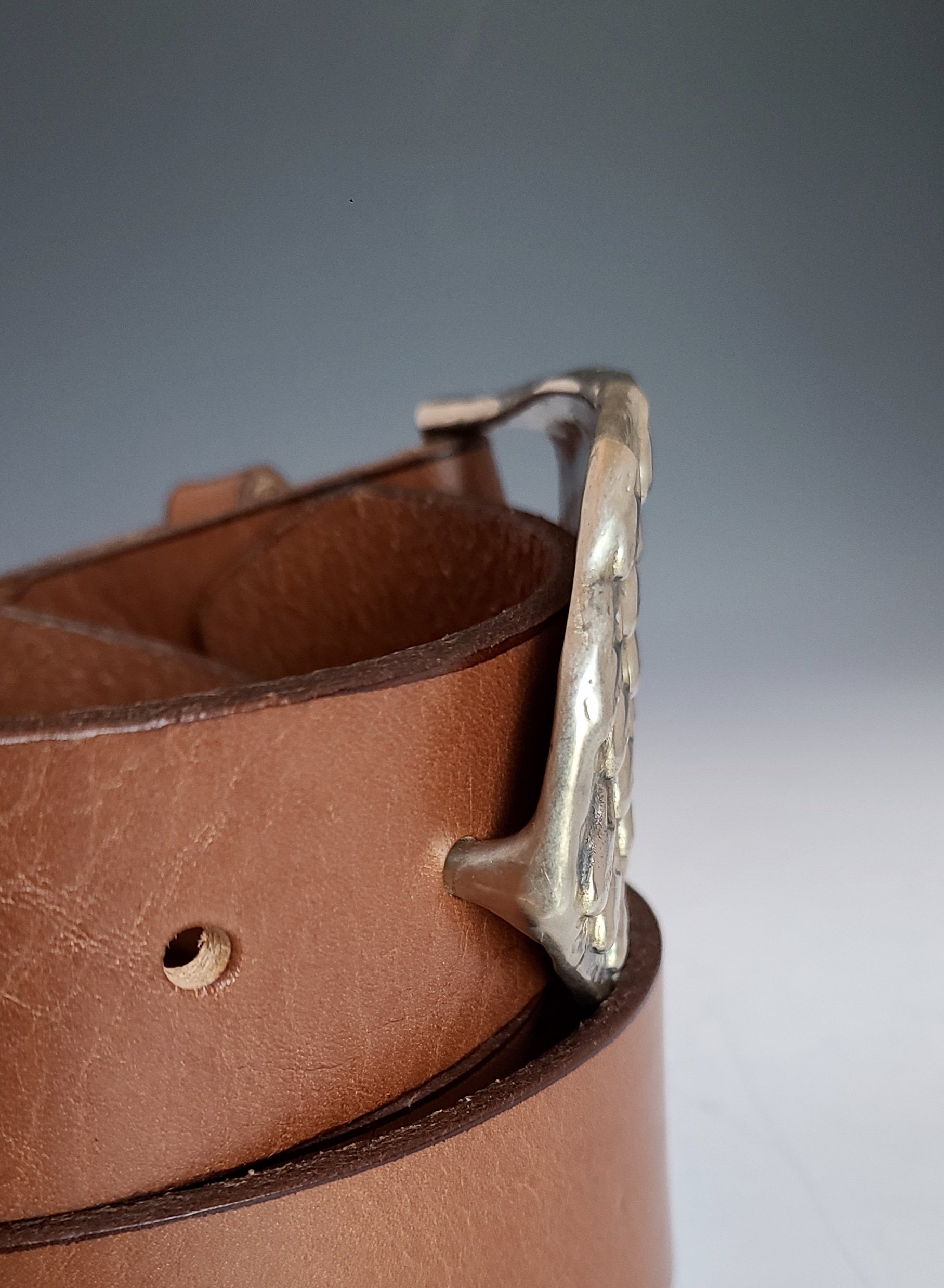 Designer Belt from Taf Schaefer Design - Bronze Permit School Belt ...