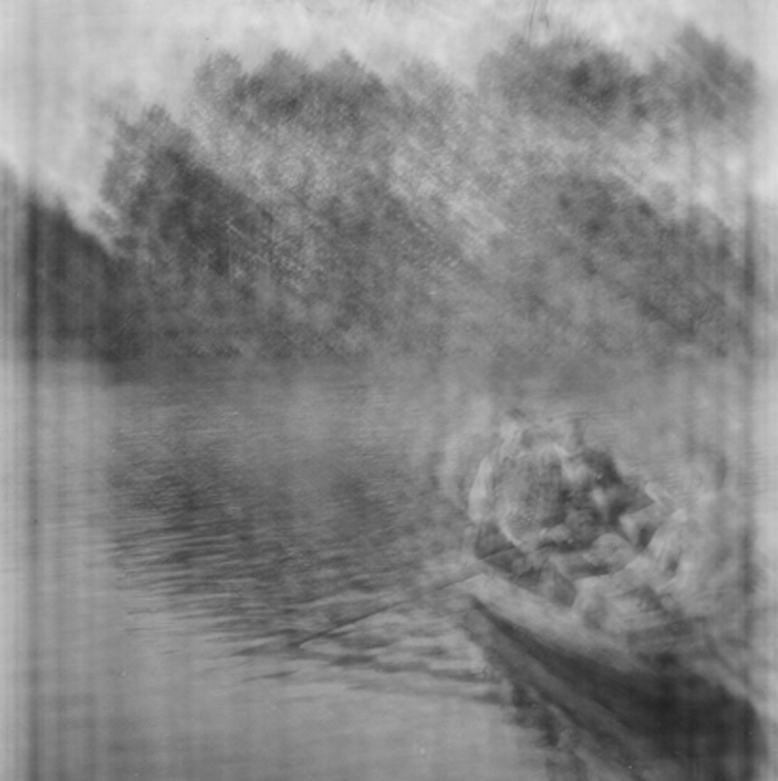 The Essence of a Moment/Inverse Fourier 1 , 2017 C-Print with mat in a wooden frame 25.19 x 25.19 in (64 x 64 cm), Edition of 3+1 AP