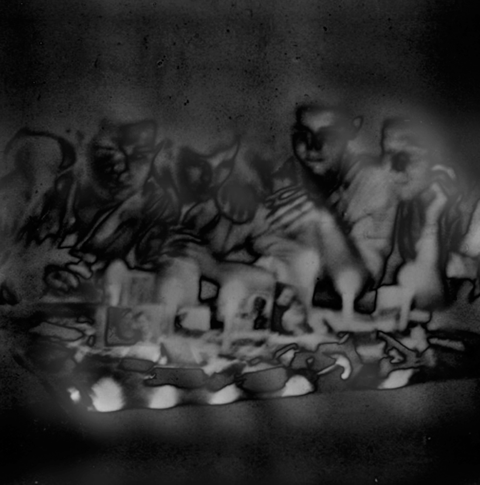 The Essence of a Moment/Inverse Fourier 4 , 2017 C-Print with mat in a wooden frame 25.19 x 25.19 in (64 x 64 cm), Edition of 3+1 AP