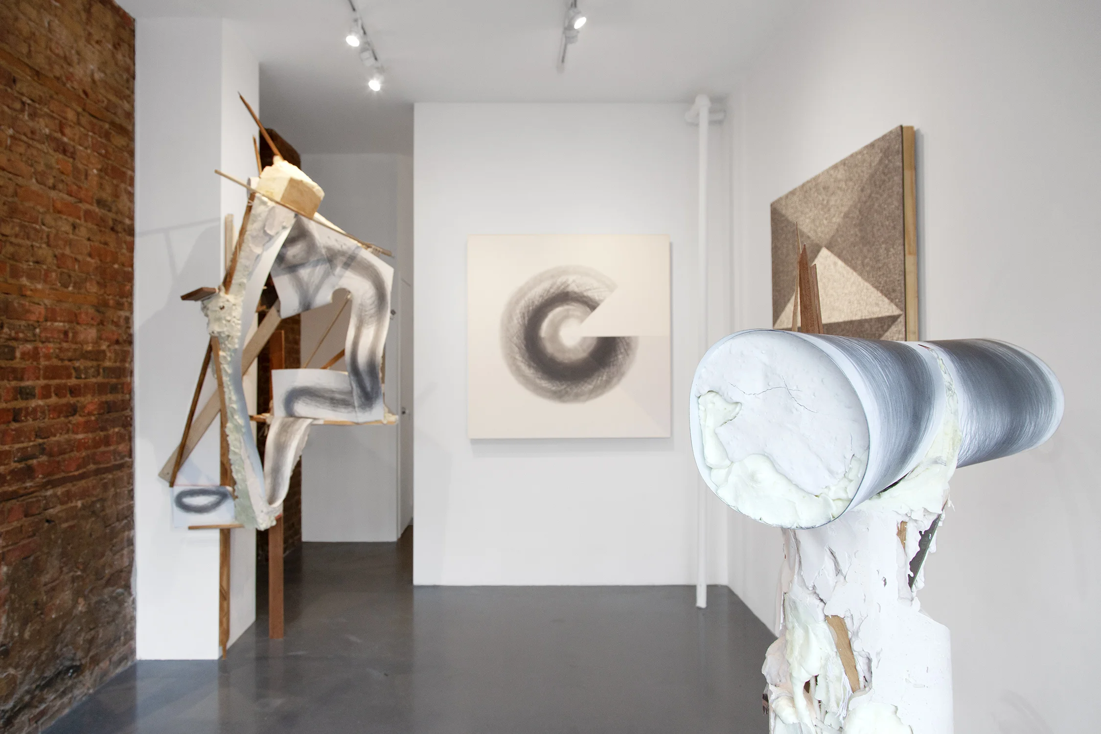 Installation View, A continued gesture towards us , 2019