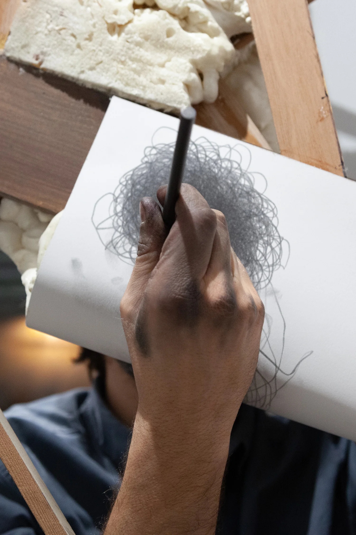 Tony Orrico, Supporting a continued gesture towards expanding sanctuary , performance at signs and symbols, January 2, 2019
